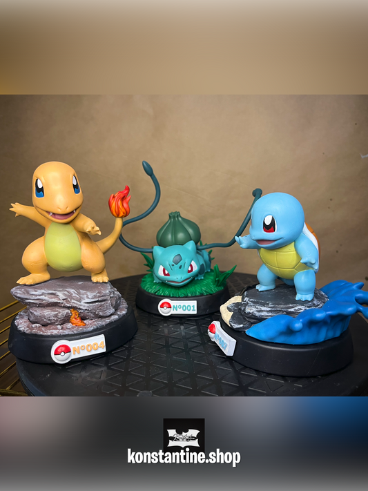 Pokemon Bundle(Charmander, Bulbasaur, Squirtle)